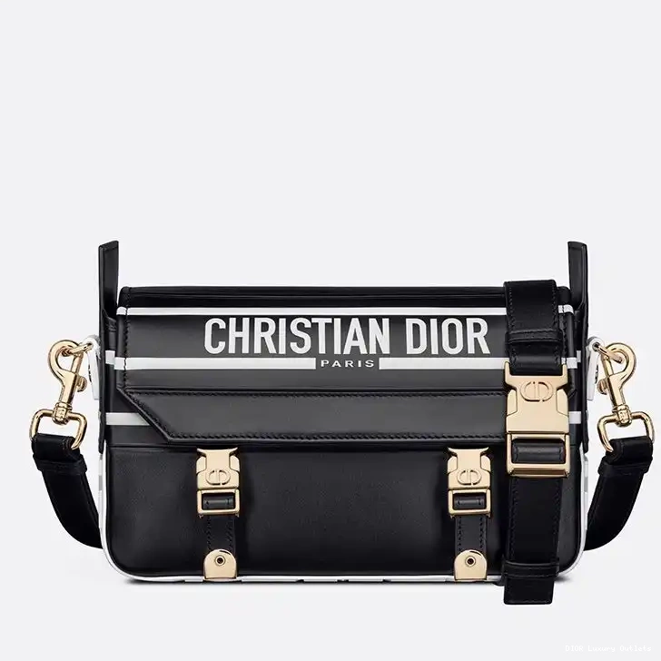 Messenger Leather Diorcamp Black Smooth Small 0420 Luxury